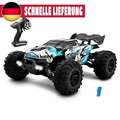 1/16 4WD LED Brushless Motor 24 GHz 70 km/h RC Monster Truck (blaue B 1 Batterie