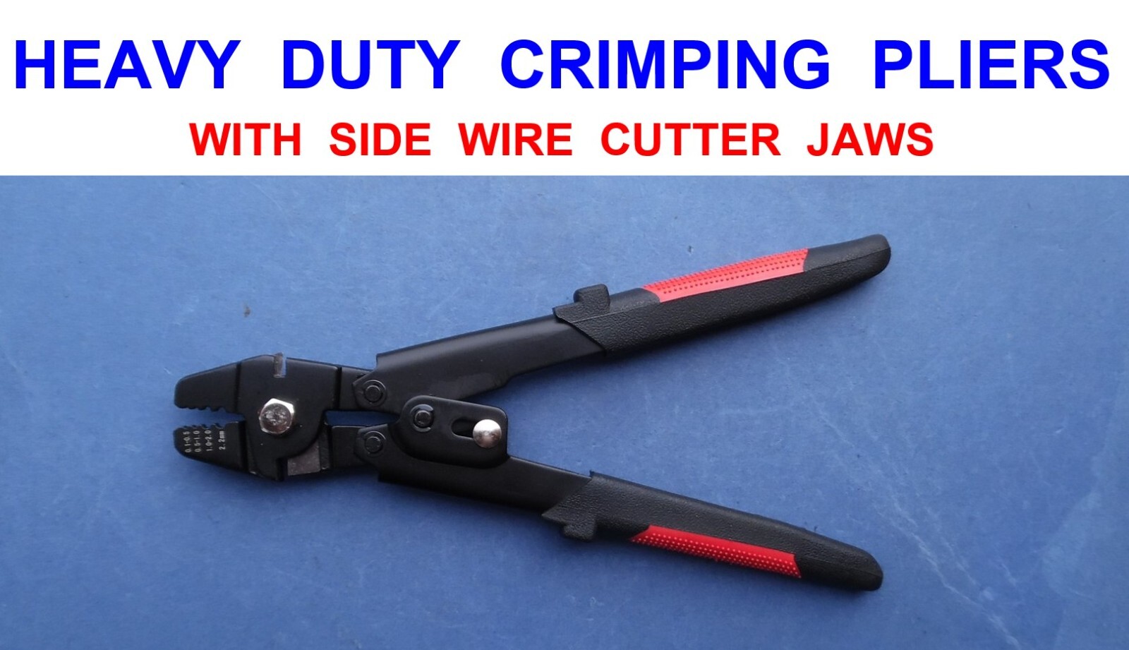 HEAVY DUTY CRIMPING PLIERS FOR SHARK PIKE SNAP TACKLE WIRE TRACE CRIMPS SLEEVES