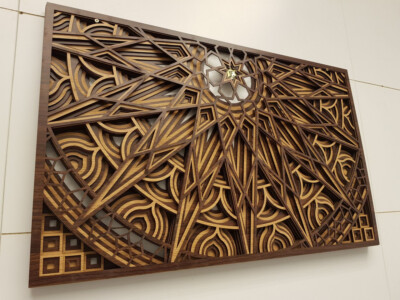 Wall Decoration - Router Plotter Cut Vector CNC file 001