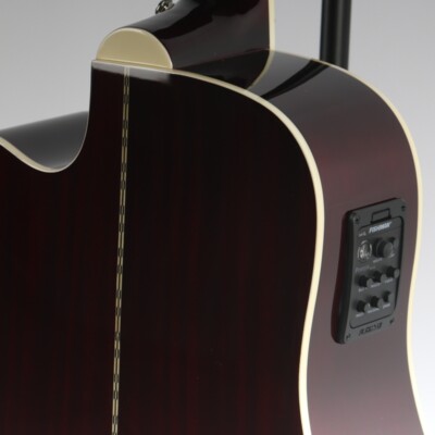 Taka 12 Strings Electric Acoustic Guitar Solid Spruce Top White