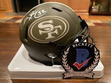 Ricky Watters Autographed SF 49ers Salute to Service Mini Helmet Beckett