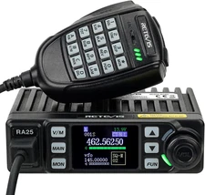 Retevis RA25 GMRS Mobile Radio, 20W Long Range GMRS Radio Mobile Transceiver, 8 