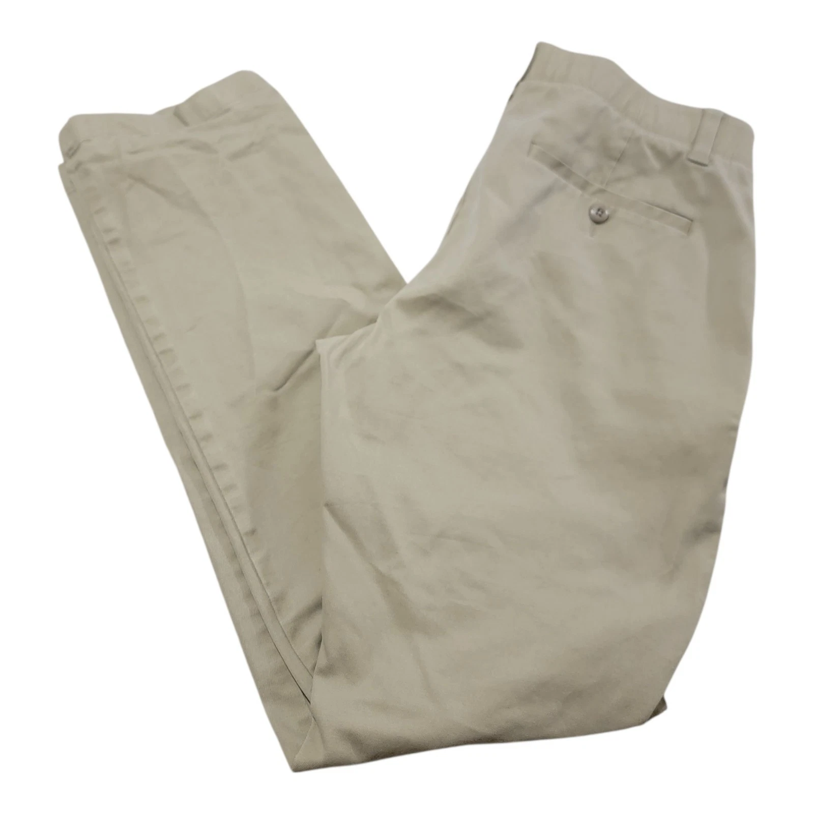 Under Armour Chino Pants Mens Size 34x31 Flat Front Brown Lightweight