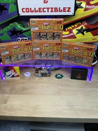 Lot Of 4 Funko Bitty Pop!: Dragon Ball - Dragon Ball Z 4-Pk, 3 Out 4 Chase