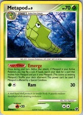 Metapod - Great Encounters - GE 47/106 -  VINTAGE single MP to HP Pokemon Card