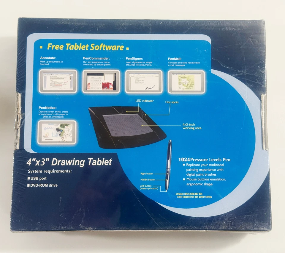 Digipro 4"x3" Drawing Tablet Brand NEW!! - Image 2 of 4