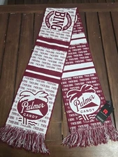Palmer Candy Sioux City Iowa Twin Bing 100% Acrylic 56" Ruffneck Scarf