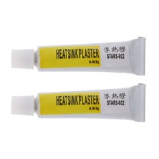 2 Pieces Thermal Paste Silicone Heat Sink Compound 0.671W/for m.K for Processor