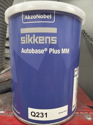 AkzoNobel Sikkens Autobase Plus Q231 Toner Red Paint  1L Q231