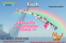 🟢🔥[FISCH] Nico's YarnCaster Rod | Complete set: **All items for parts 1-3** |