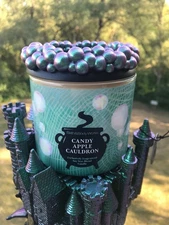 Bath & Body Works HALLOWEEN CANDY APPLE CAULDRON 3-Wick Candle W/Decorative Lid