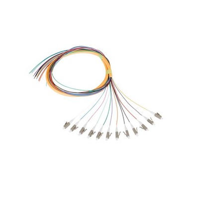 fyboptwu 1pc 12 Fibers LC OM1 Pigtail 1.2m