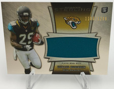 DENARD ROBINSON ROOKIE JERSEY 2013 Bowman Sterling SP/1206 Card JAX JAGUARS. rookie card picture