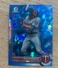 2022 Bowman Chrome Sapphire Austin Martin #BCP-139 Minnesota Twins