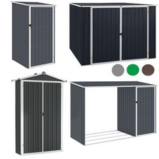 Metall Geräteschuppen Geräteschrank Gerätehaus Fahrradgarage Garten Schrank NEU
