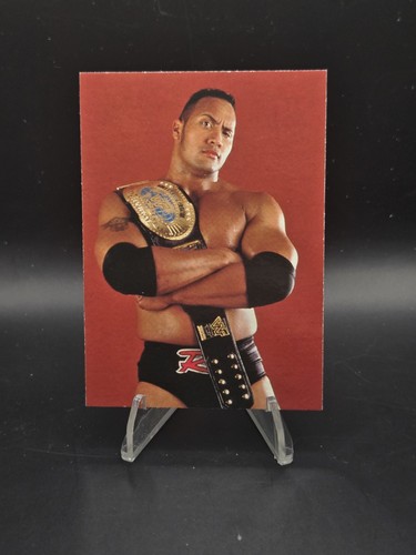THE ROCK 1998 Comic Images WWF Superstarz Dwayne Johnson Rookie RC Card #8