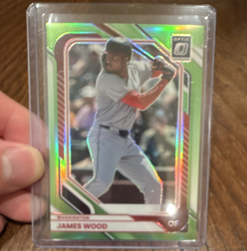 Panini 2024 Donruss Rated Prospects James Wood Nationals #187 Baseball Card