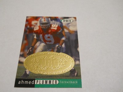 AHMED PLUMMER ROOKIE GOLD PARALLEL SAN FRANCISCO 49ERS 2000 SAGE HIT