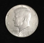 1968-D  50c Kennedy SILVER Half Dollar