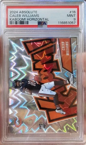 2024 Panini Absolute Caleb Williams Rookie (RC) #16 Kaboom! Horizontal