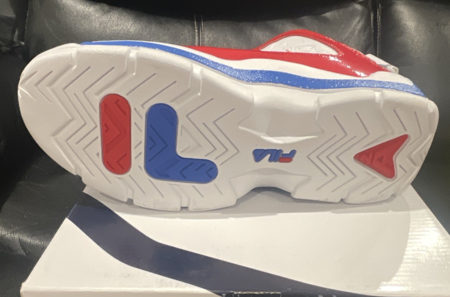 FILA Grant Hill 2 Red White Blue Men's Basketball Athletic Sneaker image 10