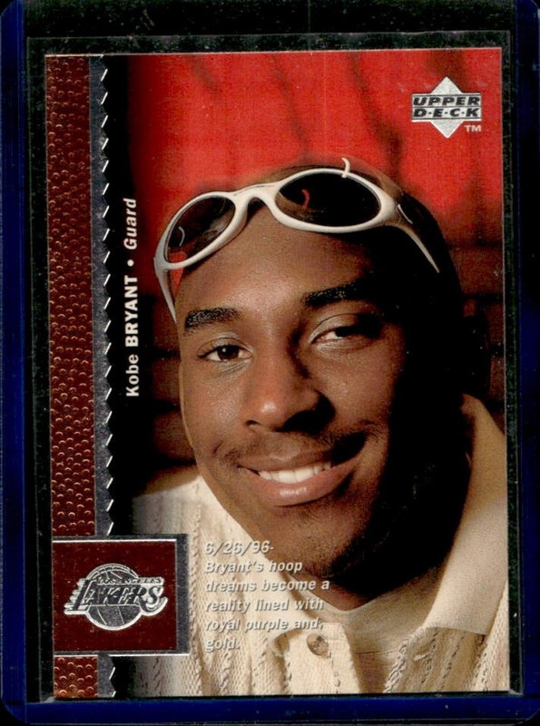 1996-97 Upper Deck Kobe Bryant RC #58 Lakers Rookie