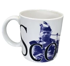 Starbucks 2002 Scotland City Mug Cup Bagpipe Collector Series