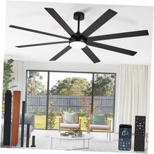 72" Ceiling Fans with Lights: Indoor/Outdoor Ceiling Fan for 72 Inch Black