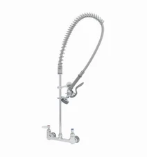 T&S Brass B-0133-B EasyInstall Pre-Rinse Faucet, Wall Mount, 8” Centers Open Box