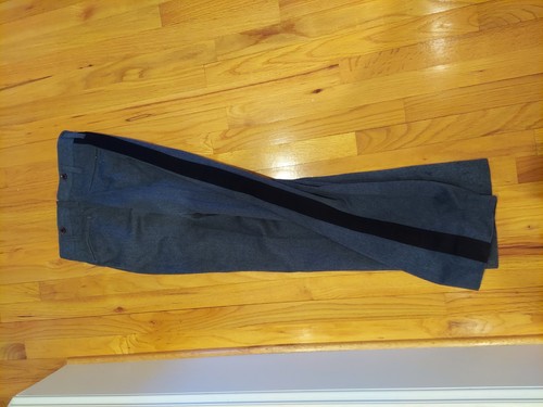 VINTAGE 1940s HEAVY WOOL MILITARY ACADEMY MARCHING UNIFORM "PANTS ONLY" WWII ERA - Picture 2 of 11