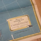 Vintage Huge Map Hammond Supreme Map Of The United States And More — photo 5