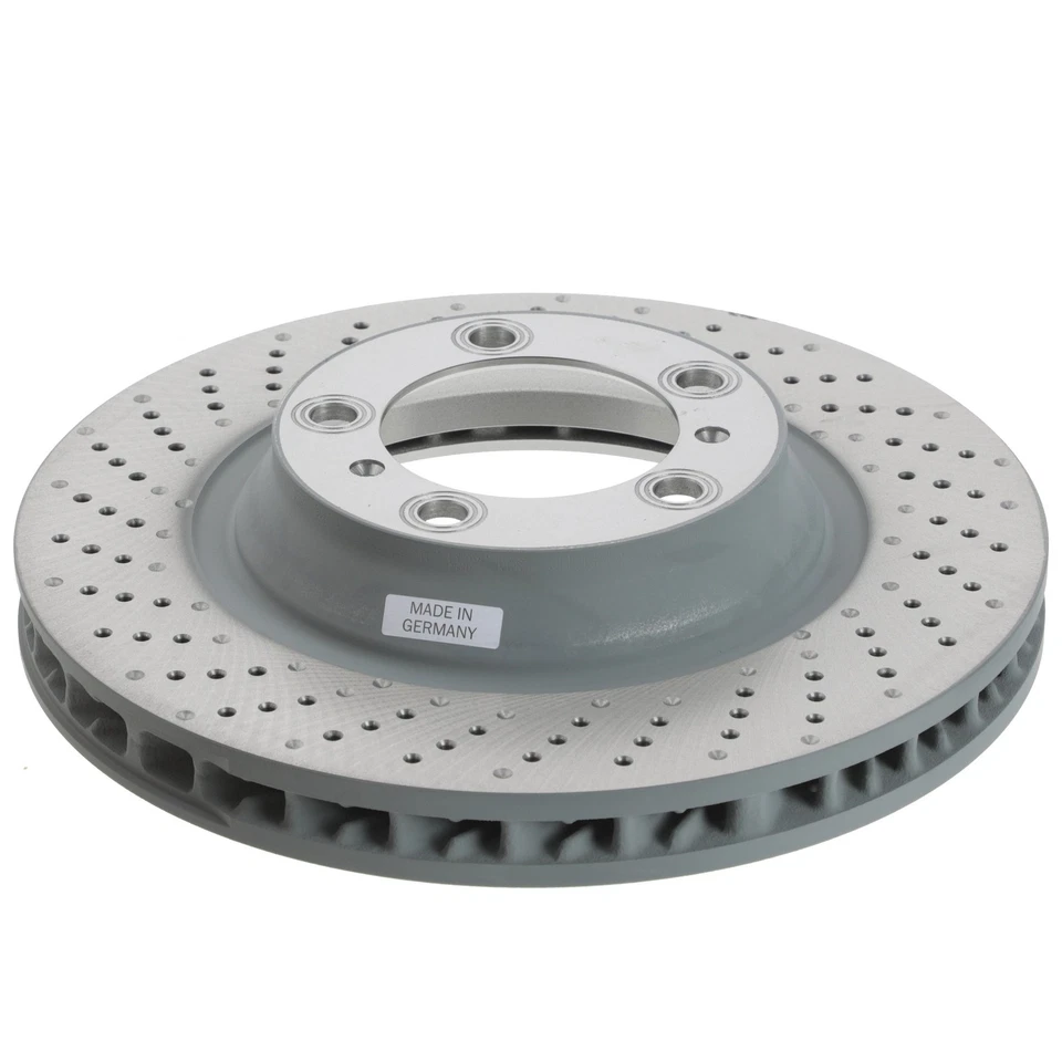 GENUINO PORSCHE 911 2015-2016 disco de freno delantero izquierdo rotor ventilado 991-351-403-02 Foto 2 de 4