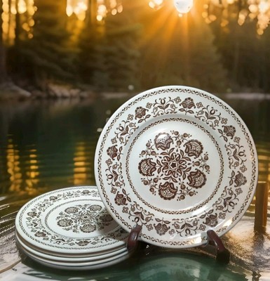 Wellesley By Wood & Sons Burslem England 7'' Dessert  Bread Plate Lot Of 5