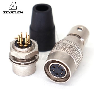 HR10A 6Pin Hirose Connector Plug and PCB Socket for Medical/Camera/Lighting/Test