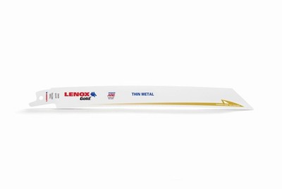 LENOX Gold  POWER ARC  5x Säbelsägeblatt für Metall 824GR 200mm 24TPI