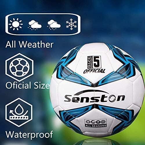 Senston Soccer Ball Size 4 & Size 5 with Pump - Official