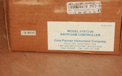 New Cole-Parmer 01973-00 Antifoam Controller 110/220V LED bar graph Meter EW-