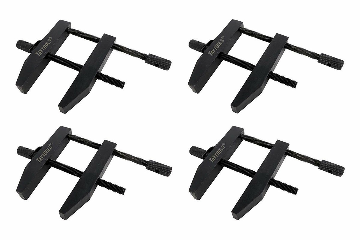 Taytools 4-Piece 2-Inch Parallel Toolmakers Clamps - Machinist Clamps For Precision Work