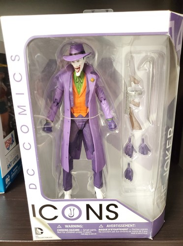DC ICONS #14, 6" JOKER, Death in the family Figurine, NEW