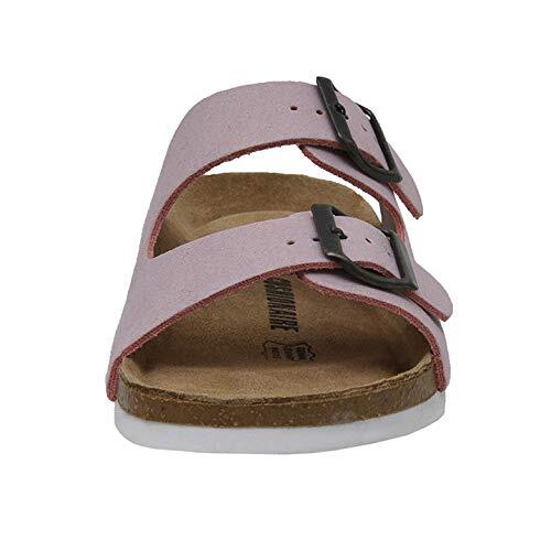 Women's Cushionaire Lane Cork footbed Sandal with Comfort PINK VEGAN SUEDE 8.5 for sale online 