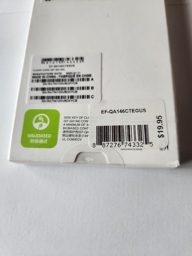 NEW Original CLEAR Samsung Case Cover for Galaxy A14 5G - EF-QA416 - SEALED - Picture 7 of 7