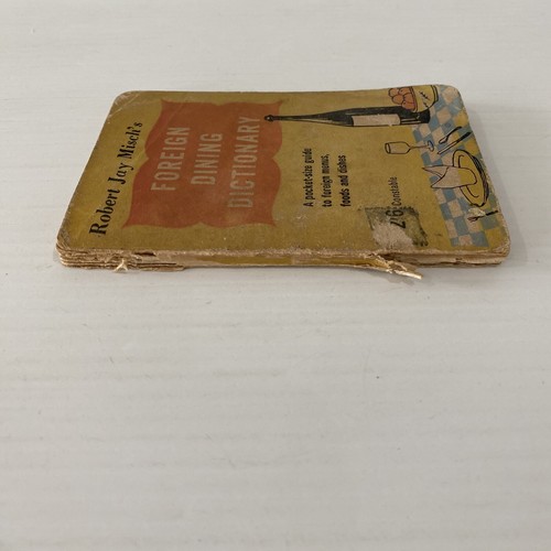 Foreign Dining Dictionary Vintage 1955 Pocket Size Guide to Food Menus Dishes - Imagen 15 de 15