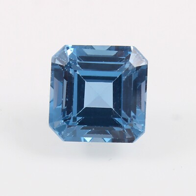 Pierre Précieuse Aigue-marine Naturelle Du Brésil - 2,30 Carats - Taille Asscher - Bleu Ciel - AAA