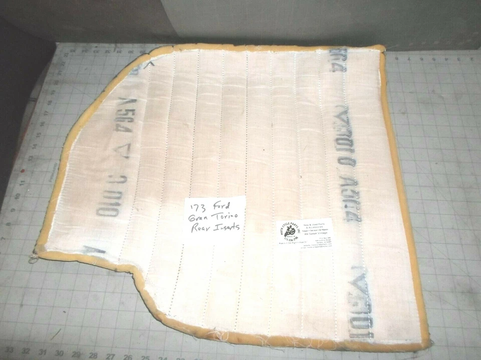 FUNDA ASIENTO INFERIOR TRASERO DERECHO FORD GRAN TORINO USADA 1 CANTIDAD ENVIO GRATIS Foto 2 de 2