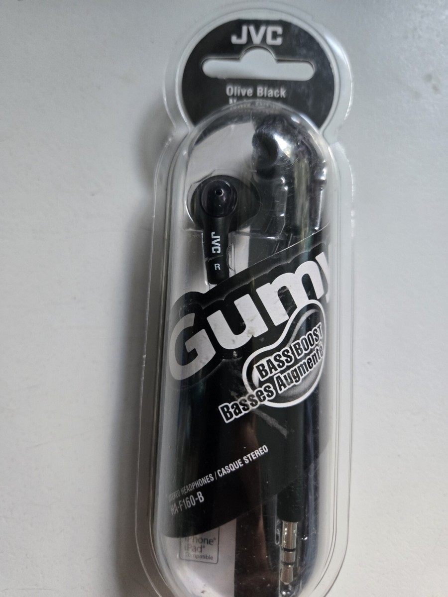 JVC-HAF160a Gumy Earbuds/Earphones w/Bass Boost Tech BRAND JVC-HAF160a Gumy Earbuds/Earphones w/Bass Boost Tech BRAND