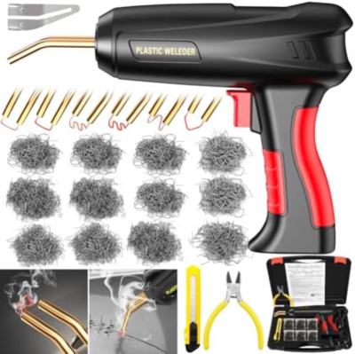Saldatrice In Plastica. Pistola Per Saldatura. Kit Di Riparazione Paraurti Auto. Saldatura In Plastica Per Paraurti Auto Scatola Di Carta 74803045