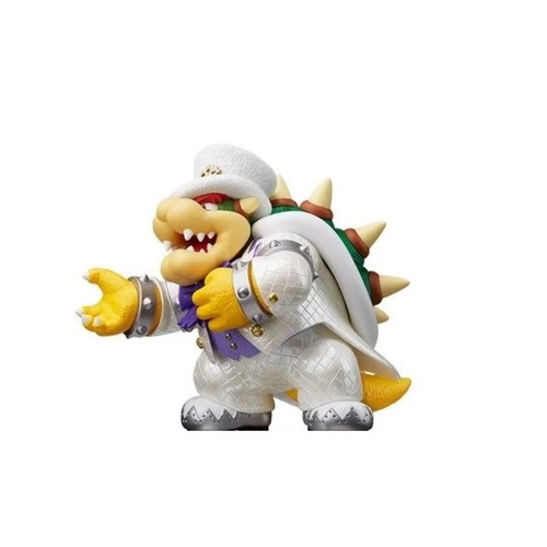 Lot Figurines Collection Mario Peach Bowser Mariage 10 Cm Pvc Neuf - Foto 3 di 7