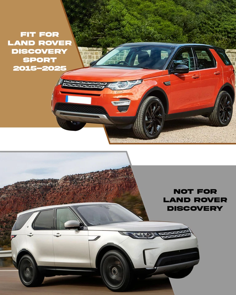 Barras portadoras de techo para Land Rover Discovery Sport 2015-2025 negras par de barras Foto 2 de 4