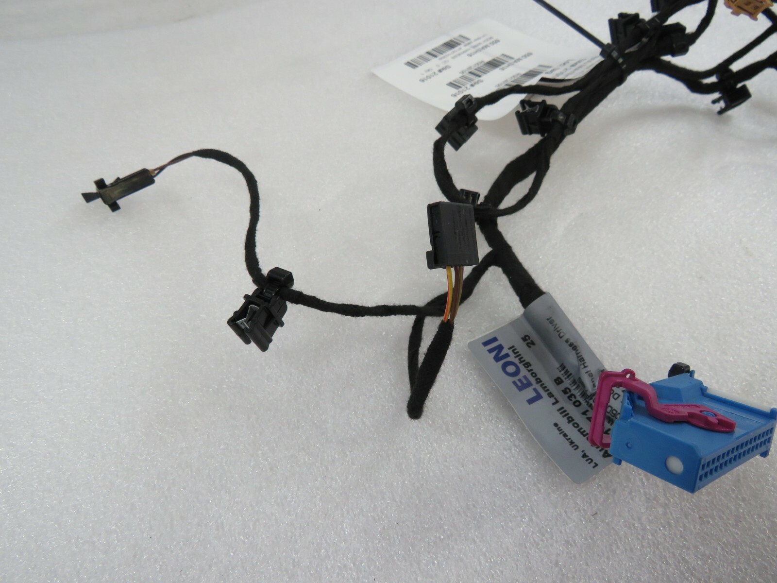 Lamborghini Huracan, LP610, LP580, LH, Door Wire Harness, Used, P/N 4T1971035B