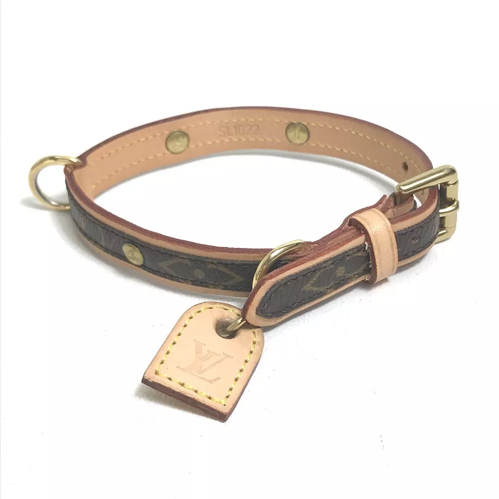 LOUIS VUITTON M58072 Monogram Collier BaxterPM Dog Collar